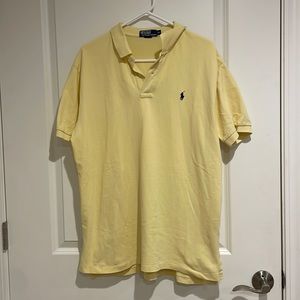 Men's Yellow Ralph Lauren Polo Shirt, size XL